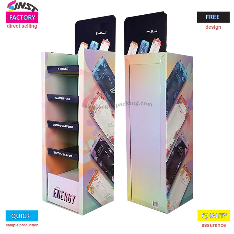 Raft pentru băuturi energizante: folosirea culorii și a informațiilor pentru a pune „vitalitate” în ochii clienților