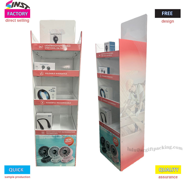 Cum să-ți scoți ventilatorul electric în evidență pe suportul de afișare din carton al ventilatorului electric?