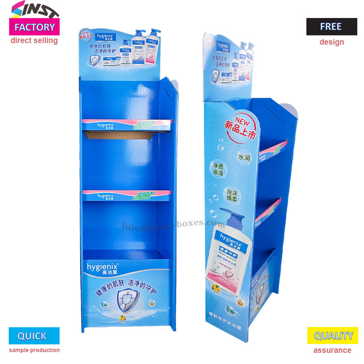 shower gel display stand
